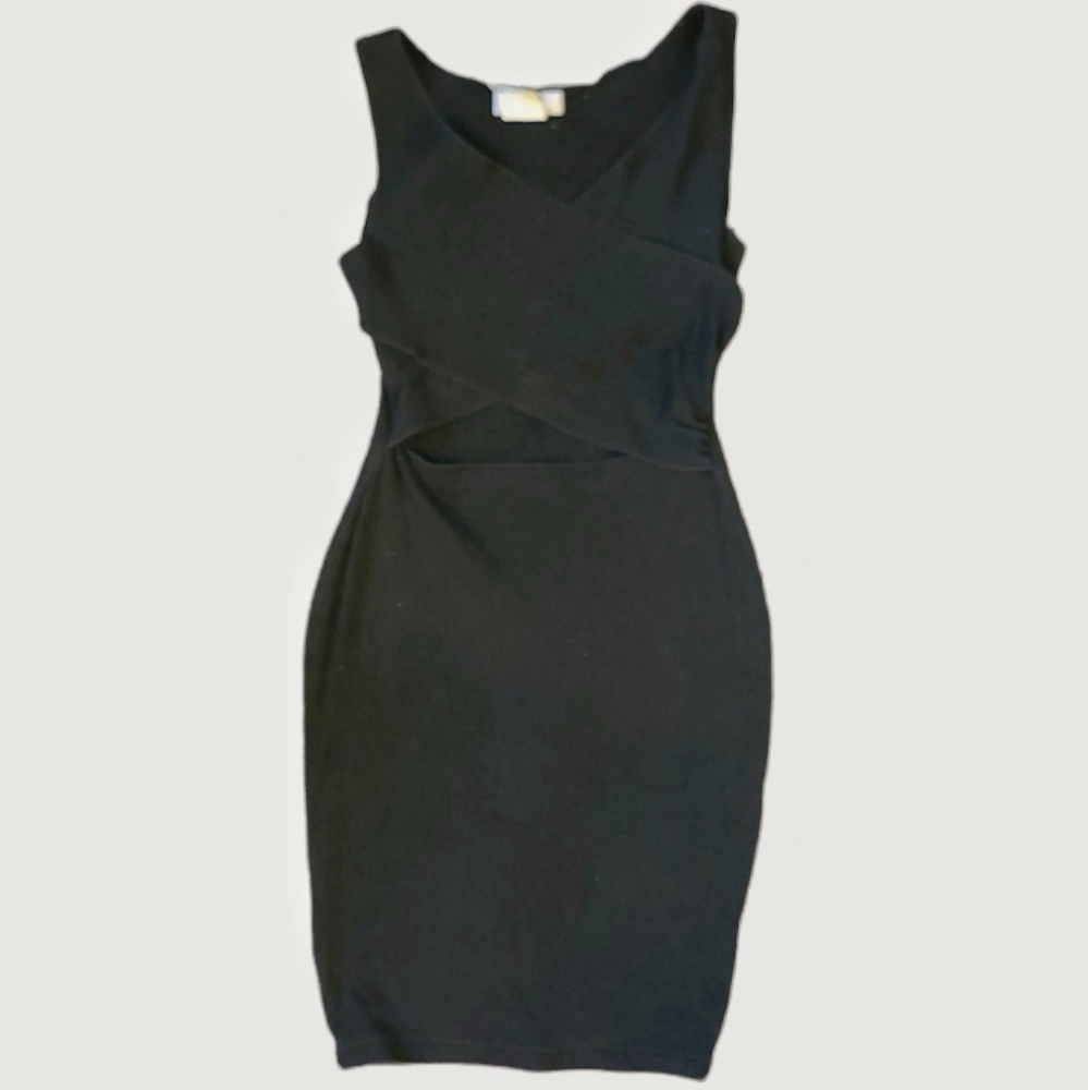 Vintage Bodycon Bare Midriff Dress
